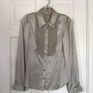 Nanette Lepore grey/silver blouse